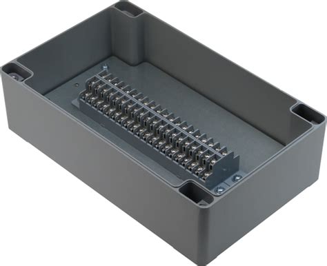 Enclosure with Terminal Block, Center Mounted, 40 